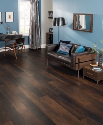 Dark, modern Karndean flooring in luxury living space